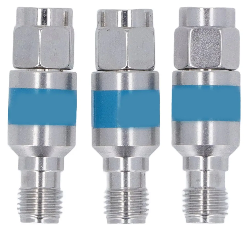 Bloc de coupure CC en acier inoxydable SMA, atténuateur HF 2 dB de série