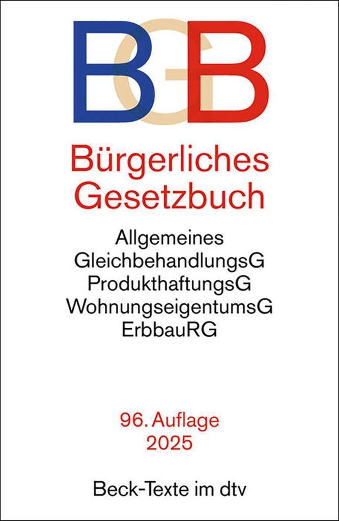Bürgerliches Gesetzbuch. BGB Produktbild 