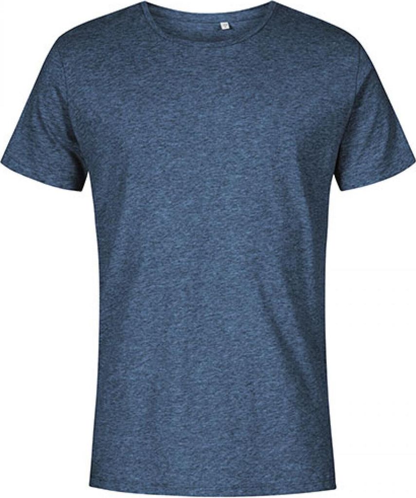 X.O Rundhals T-Shirt Herren, Marineblau-Melange, XL