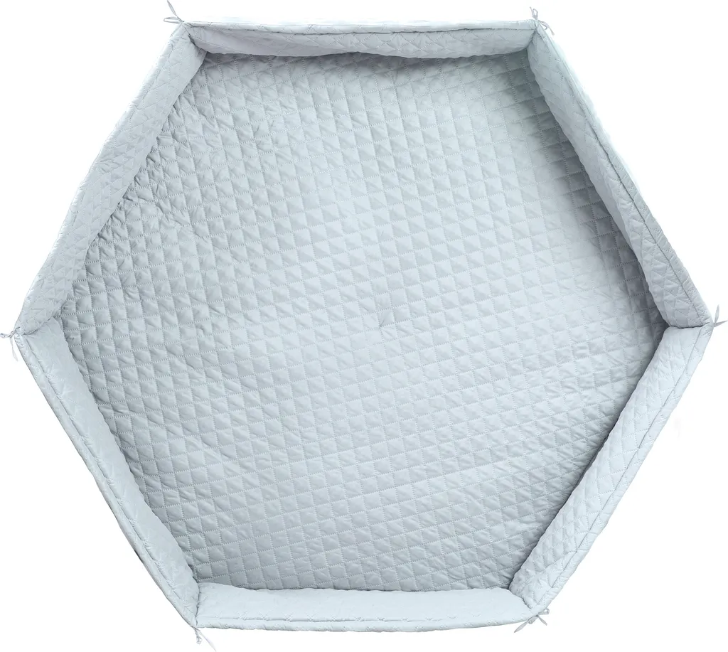 Tapis de parc hexagonal roba Style rembourré bleu ciel pour bébé