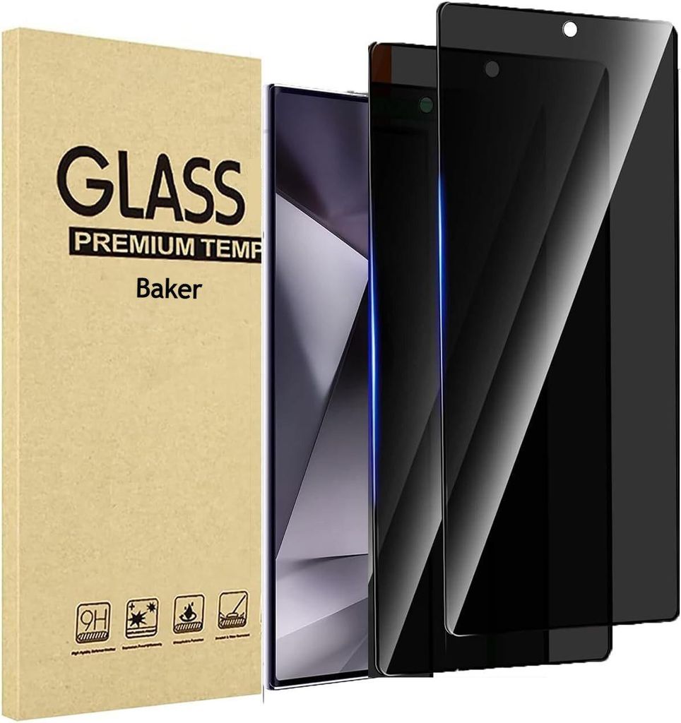 2x Privacy Schutzglas für Samsung Galaxy S26 Ultra Sichtschutz Blickschutz Panzerglas