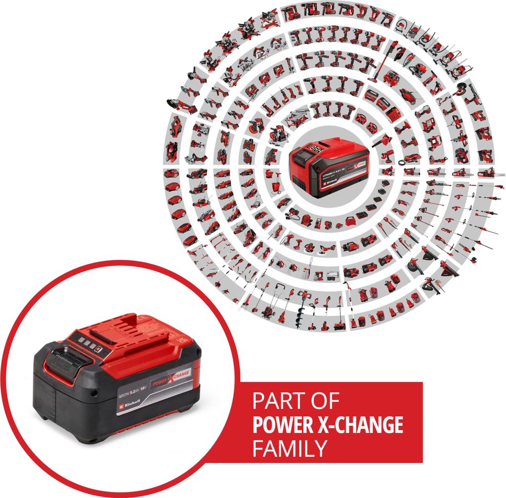 Akumulator Einhell Power-X-Change Plus 18V 5.2Ah Zdjęcie produktu 28