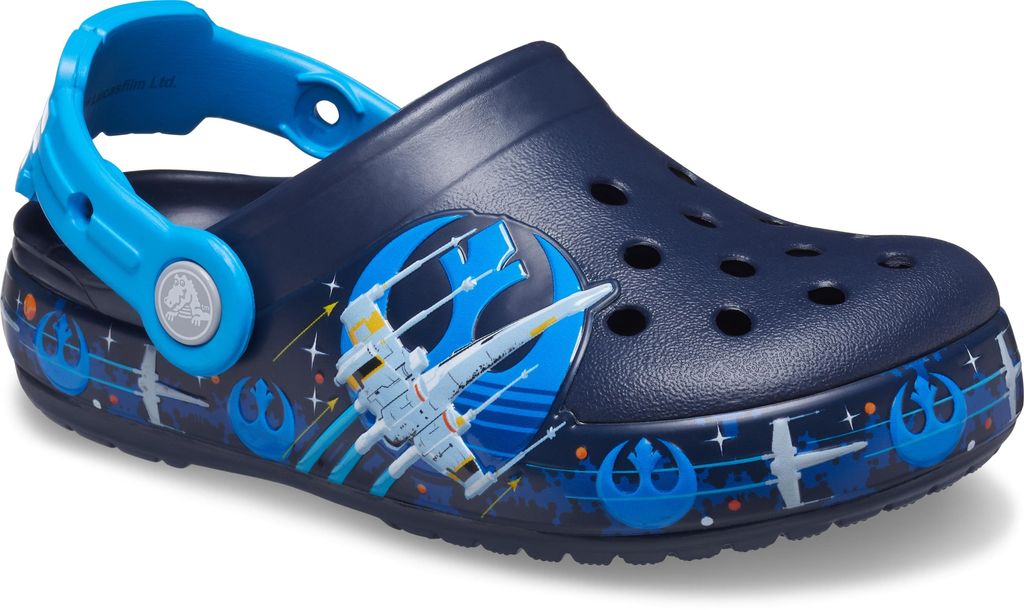 crocs Funlab Luke Skywalker Lights Clog Kids Navy Croslite Größe: 22/23 Normal