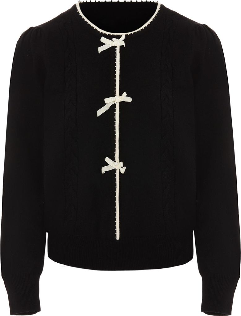 NAEMI damen strickjacke - schwarz, XS/S
