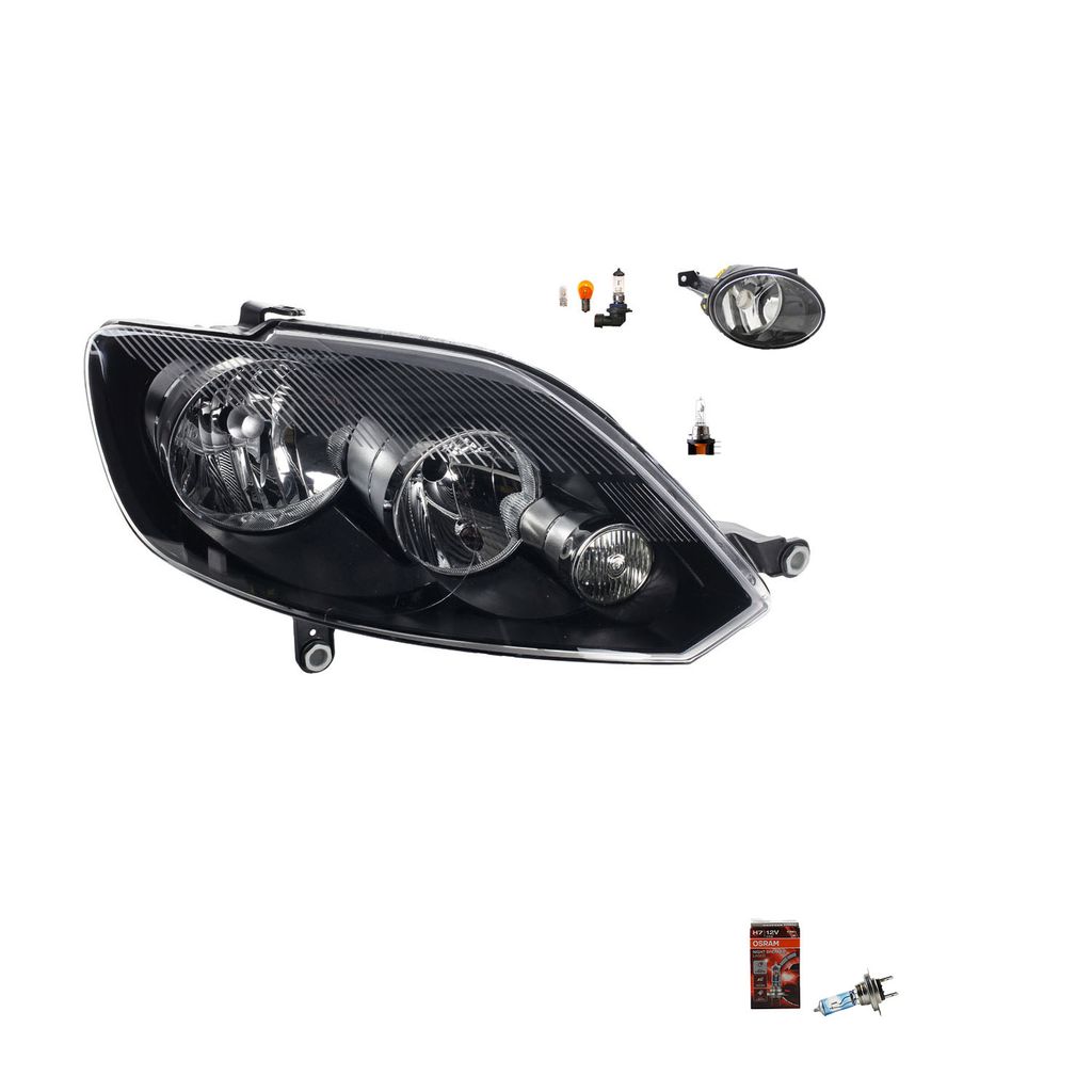 Johns, Scheinwerfer + Osram Night Breaker Laser passend für VW Golf V 1K 5M R 5M1941006G 5M1941030G 5K0941700F 5K0941700