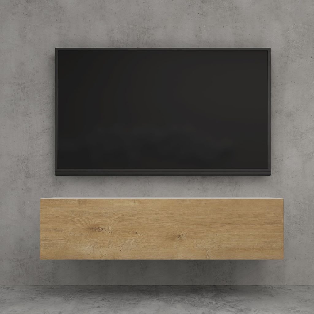 doporro TV Lowboard hängend Fernsehschrank Wohnzimmer | Produktbild 