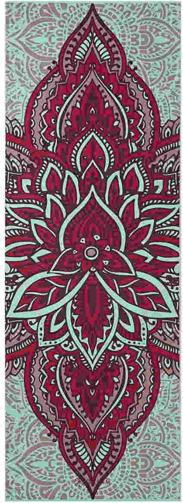 Tapis de yoga antidérapant 6 mm GAIAM bleu clair idéal pour Pilates