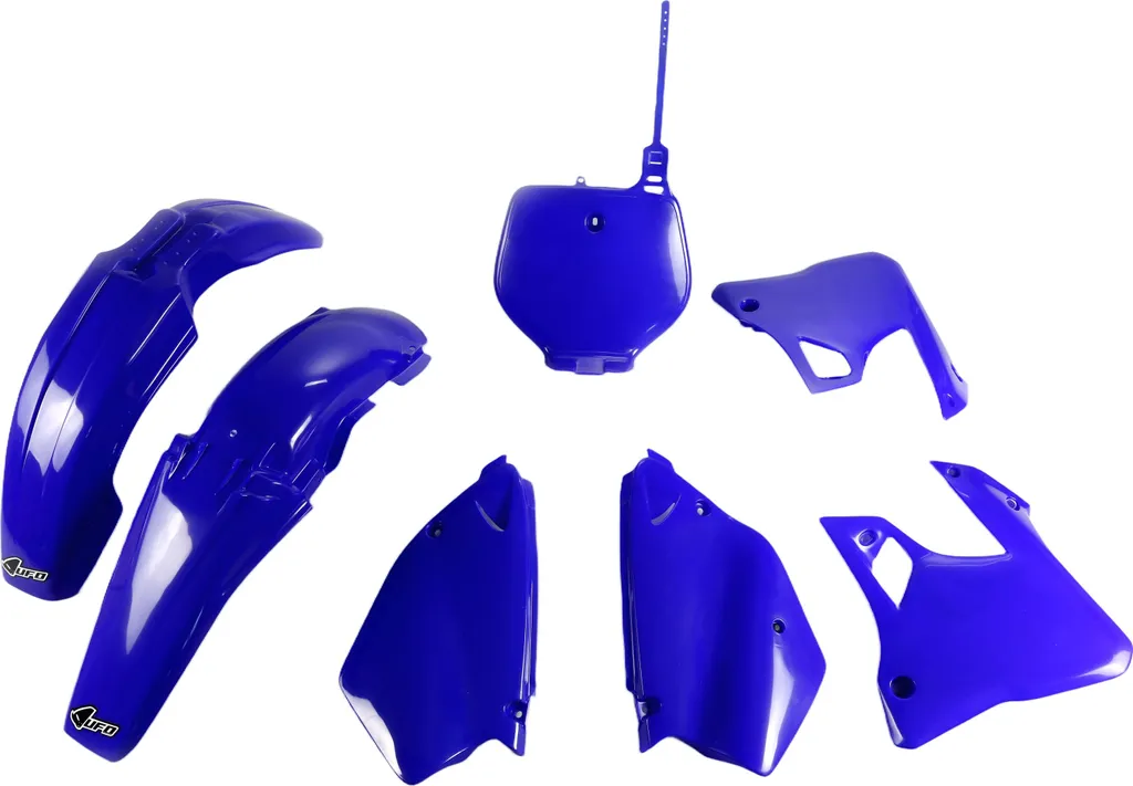 Kit plastiques UFO résistant bleu OEM pour Yamaha YZ WR 125 1996-1999