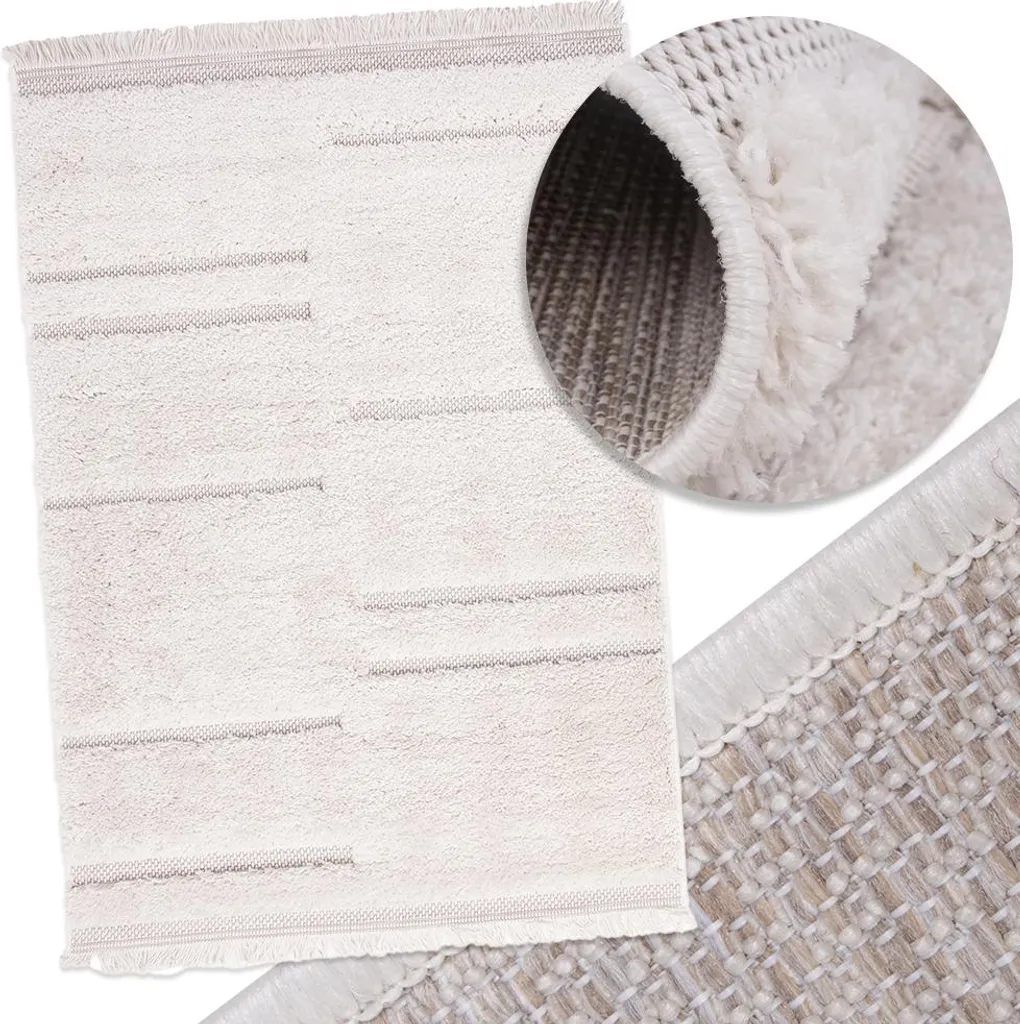 Tapis Salon 120x170 Shaggy : Fini les Sols Froids avec le Style Native