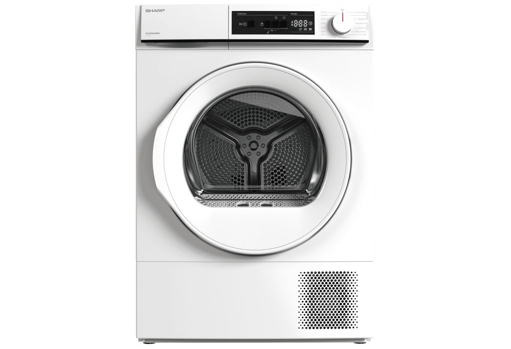 SHARP KD-NHA0S6GWWD-DE Wärmepumpentrockner (10 kg, EEK D), Produktbild 