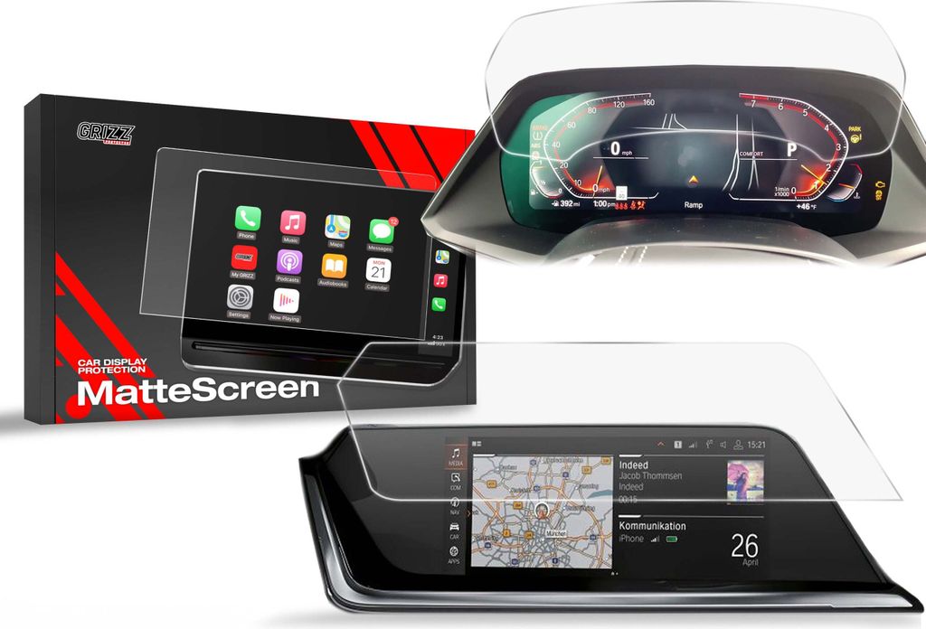Matte Autodisplayfolie 2in1 für BMW Z4 G29 10,25" (2019-2025), Grizz Protector
