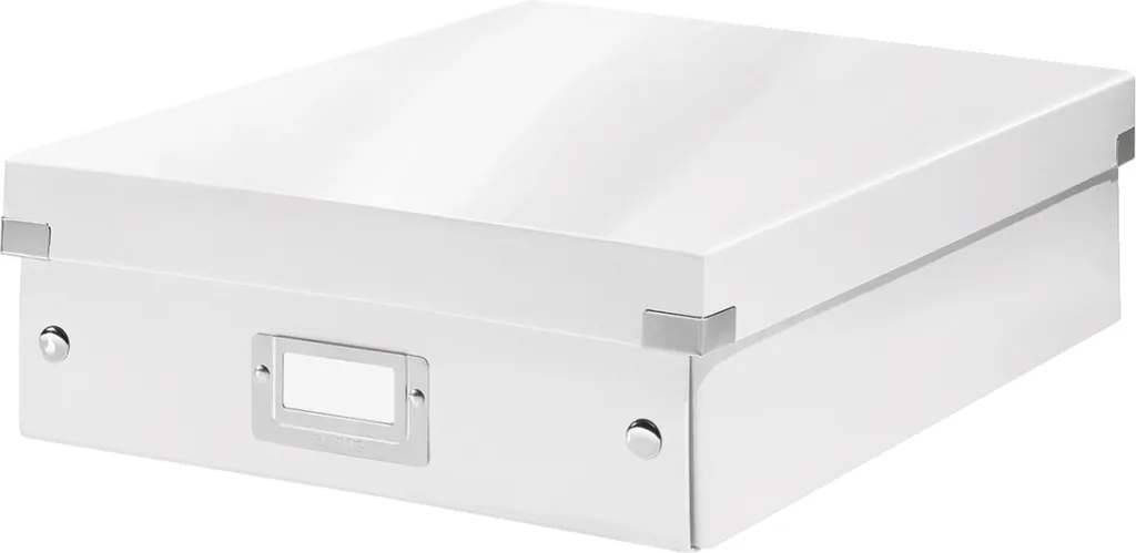 Gagnez de la Place avec la Boîte Leitz Click & Store WOW Blanc Pliable