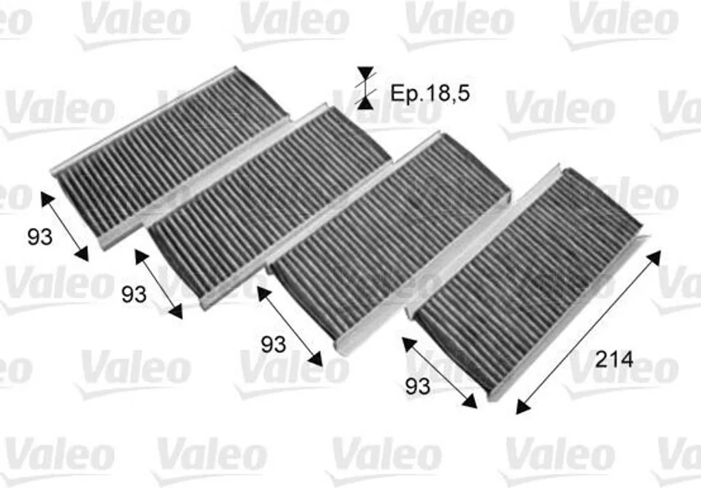 Stop aux Allergies et Odeurs en BMW E90 E92 : Filtre Habitacle Valeo 715712