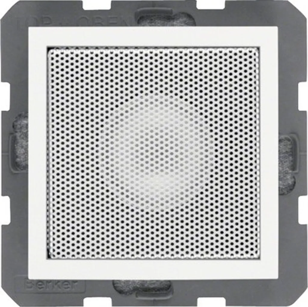 Enceinte filaire monobande 4W blanc brillant pour musique - Modèle 28828989