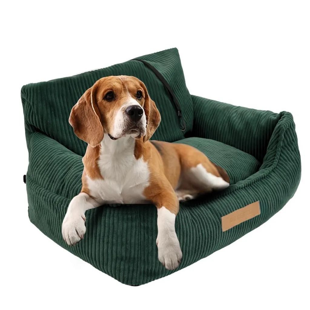 Trasportino, cuccia 2in1 Dogeste Comfi – verde - 2