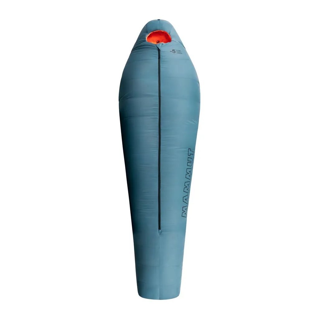 Sac de couchage chaud -5C Mammut Comfort L pour bivouac en montagne
