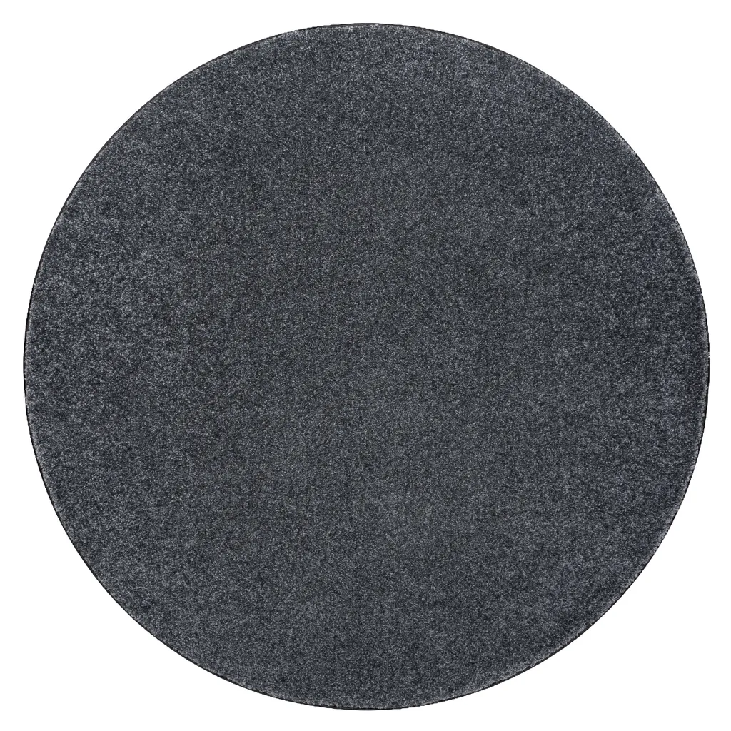 Tapis gris rond 100 cm San Miguel - Solution déco pour petits espaces