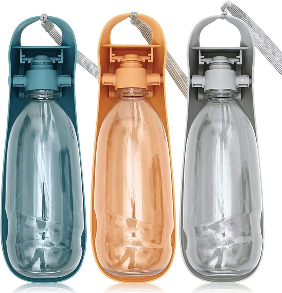 Dog Water Bottle, Walk Dog Water Bottle, Dog Water Bottle, Collapsible for Travel Dog Water Bottle 550ML Large Capacity ABS Sink