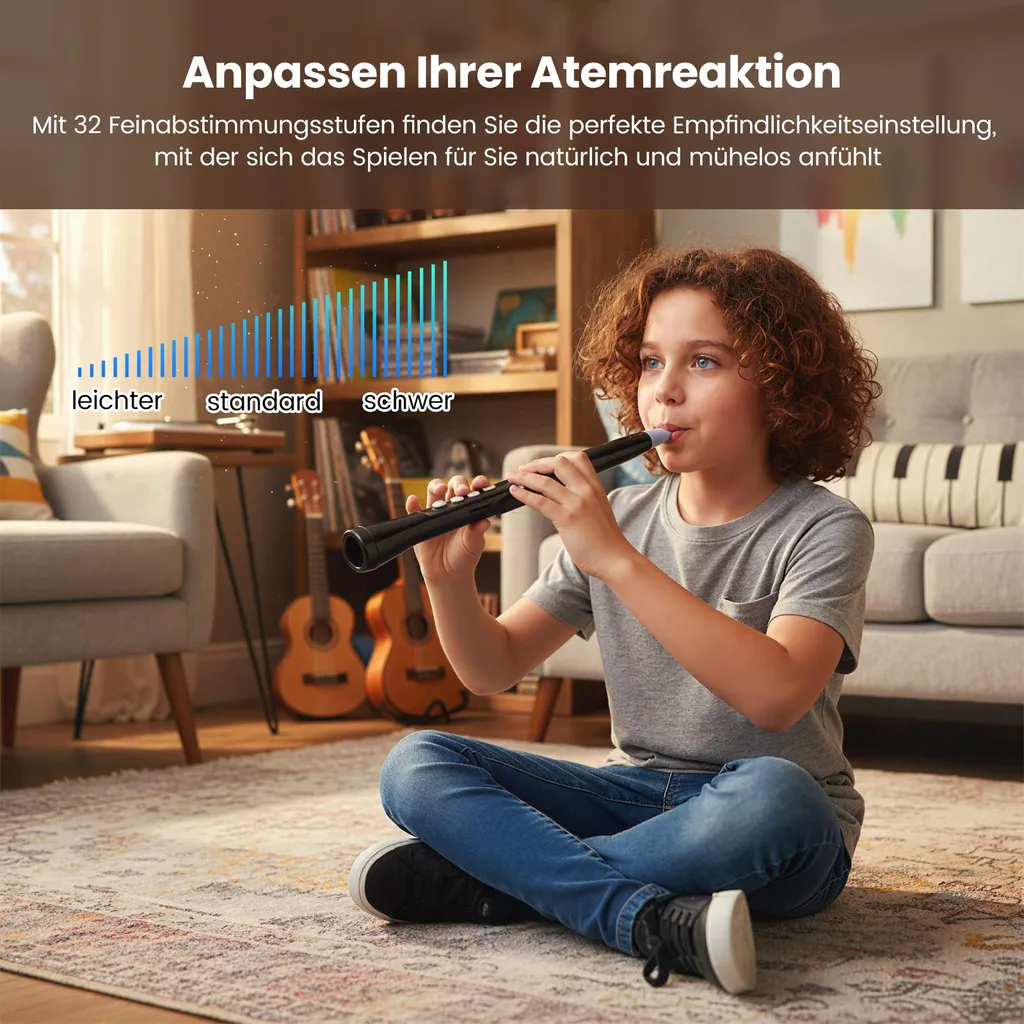 Saxophone numérique avec 4 octaves, instrument électronique midi compact