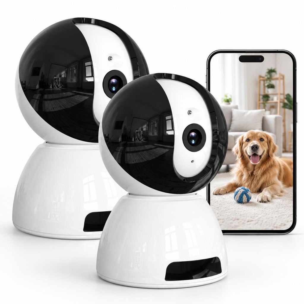 Kamera monitoringu 2K do użytku wewnątrz pomieszczeń, 360°, Zdjęcie produktu 
