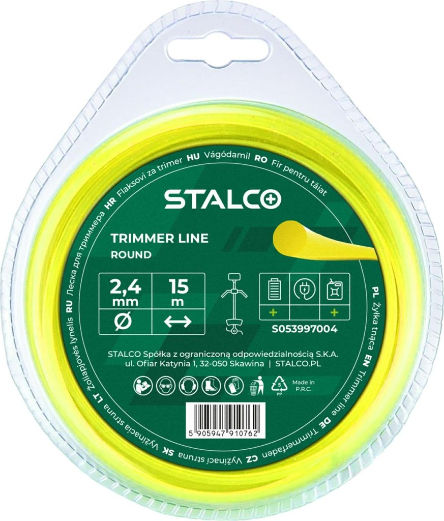 STALCO Rundschneidfaden 2,4 mm x 15 m S053997004