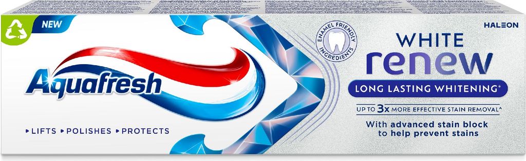 AQUAFRESH White Renew Whitening Zahnpasta - Langanhaltende Aufhellung 75 ml