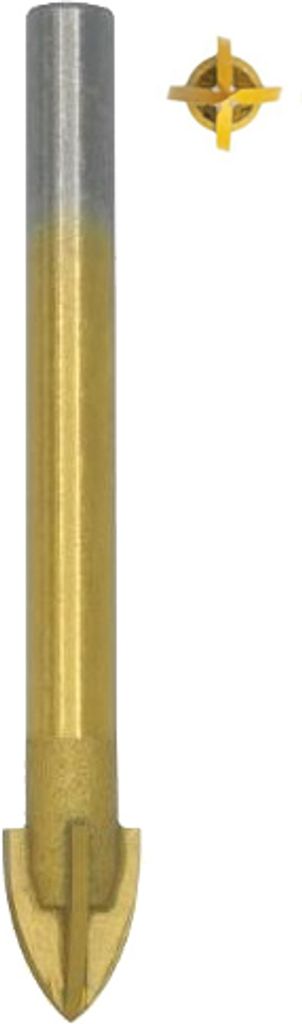 Hikoki 672000 Bohrer, gerader Schaft, 6 x 72 mm, Glaskeramik