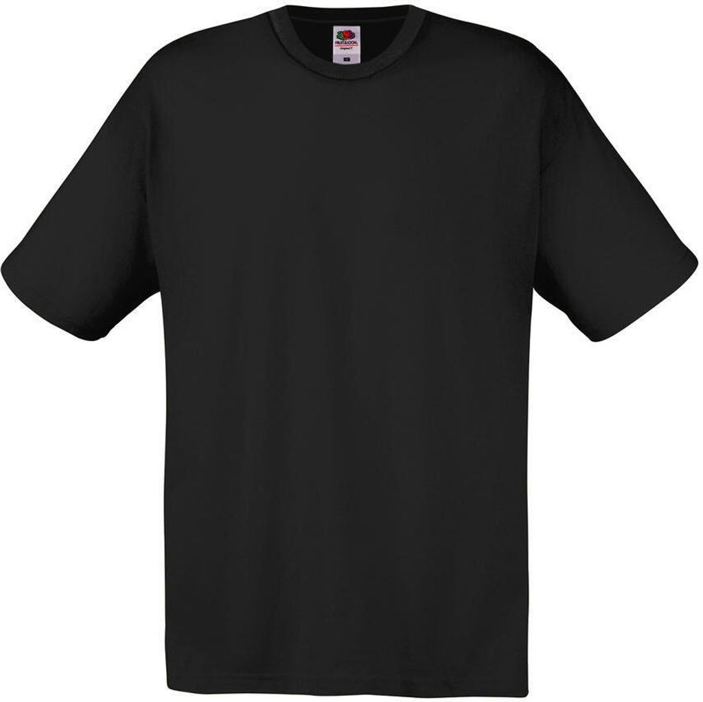 Fruit of the Loom 61-082-0 | Original Herren T-Shirt - Farbe: Black - Größe: XXL