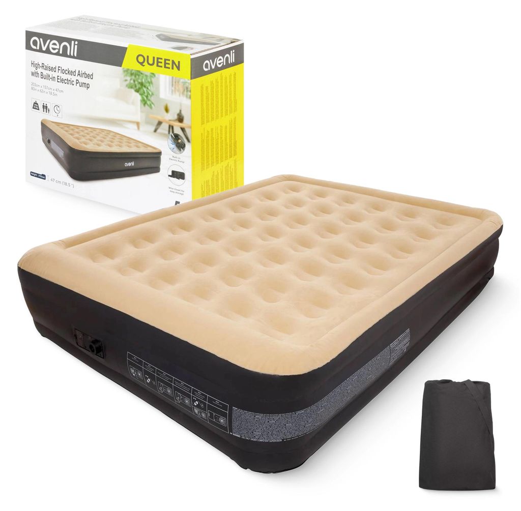 AVENLI Luftmatratze Doppelbett, 203 × 157 × 47 cm, mit Produktbild 