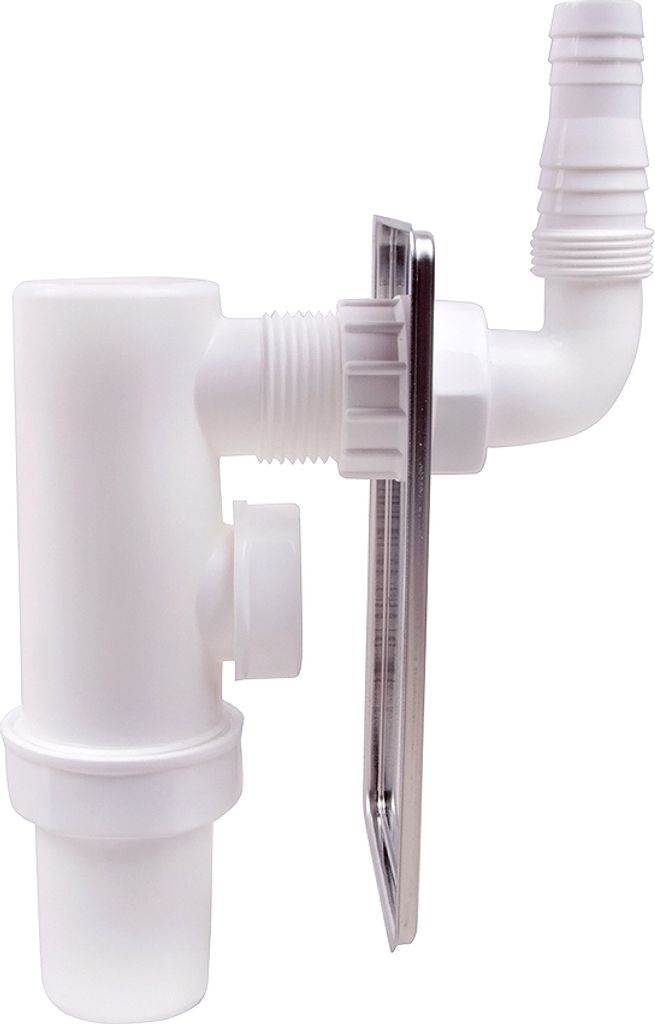 Unterputzsiphon 40mm Anschluss 19-53mm für Waschmaschine Geschirrspüler