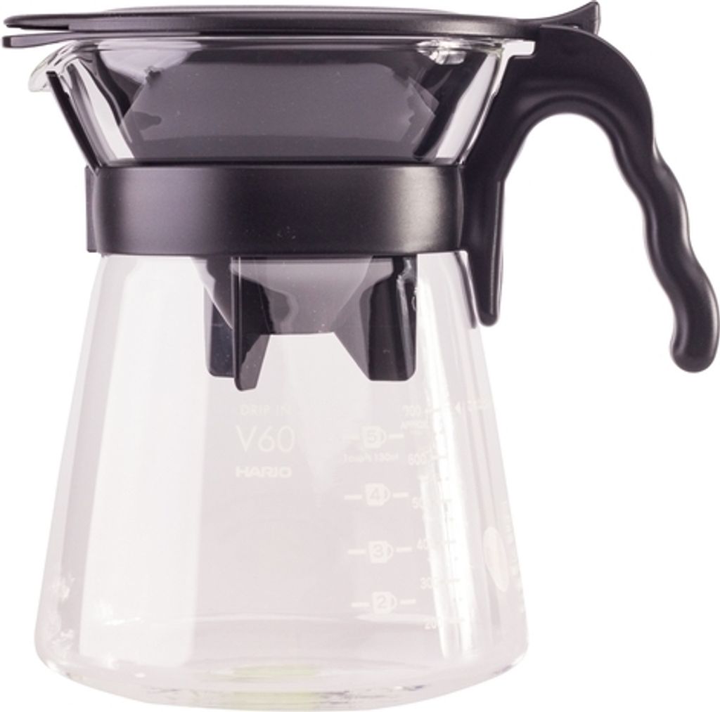 HARIO V60-02 Tropf-Server 0,7l, Kaffee-Dripper, Kanne, Filter, Kaffeezubereiter