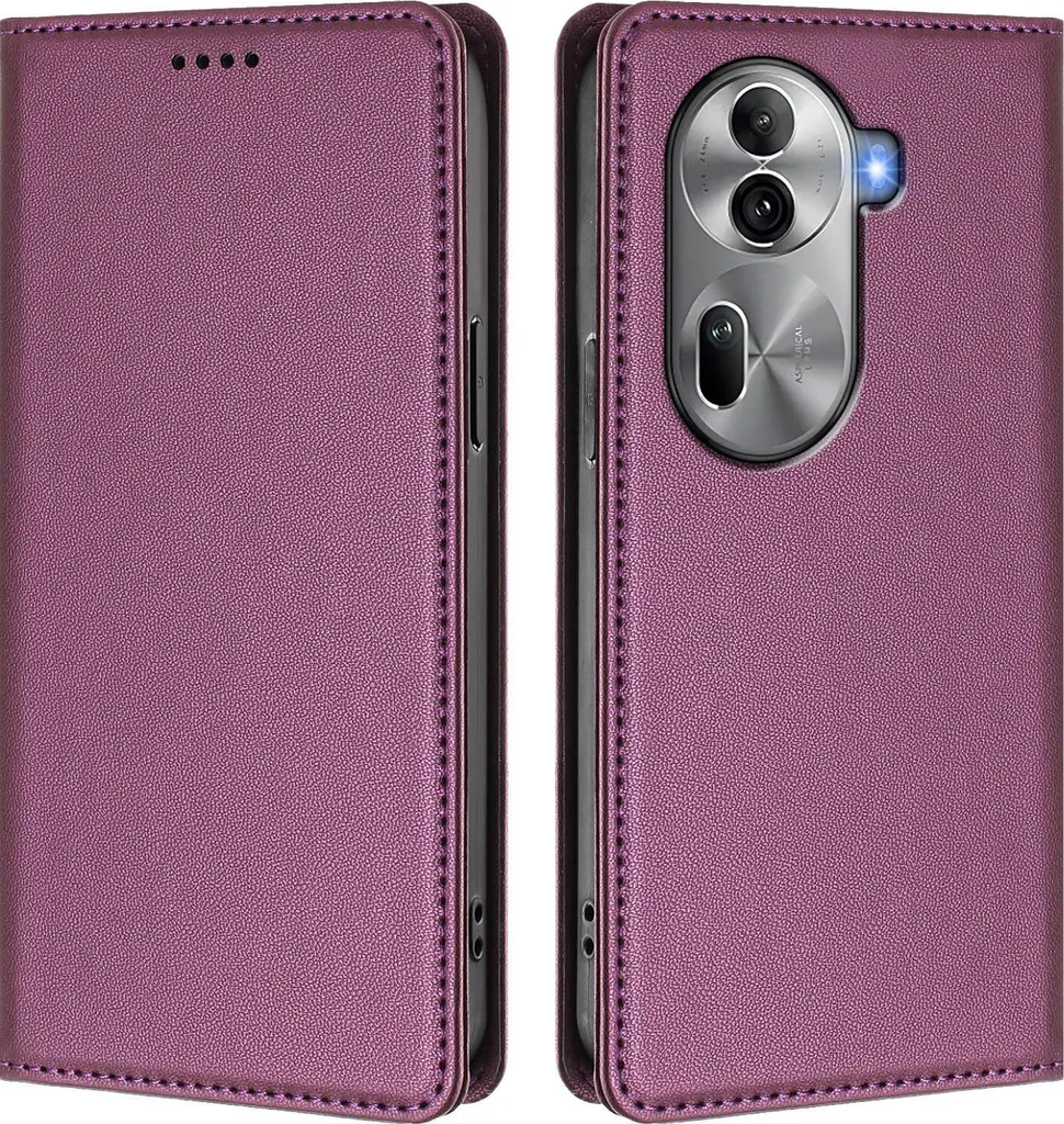 Custodia Protettiva Oppo Reno11 Pro 5G - Supporto Magnetico Viola