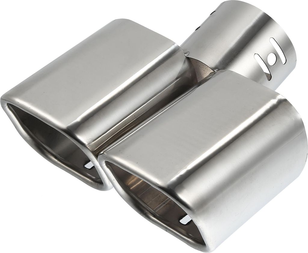 62mm Quadrat Schräge Spitze Auspufftopf Endrohr DE de