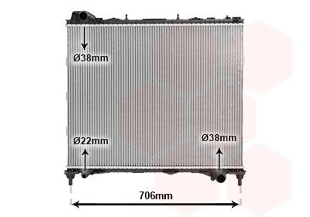 Radiateur à eau Moteur Land Rover Discovery V et Range Rover Sport L494