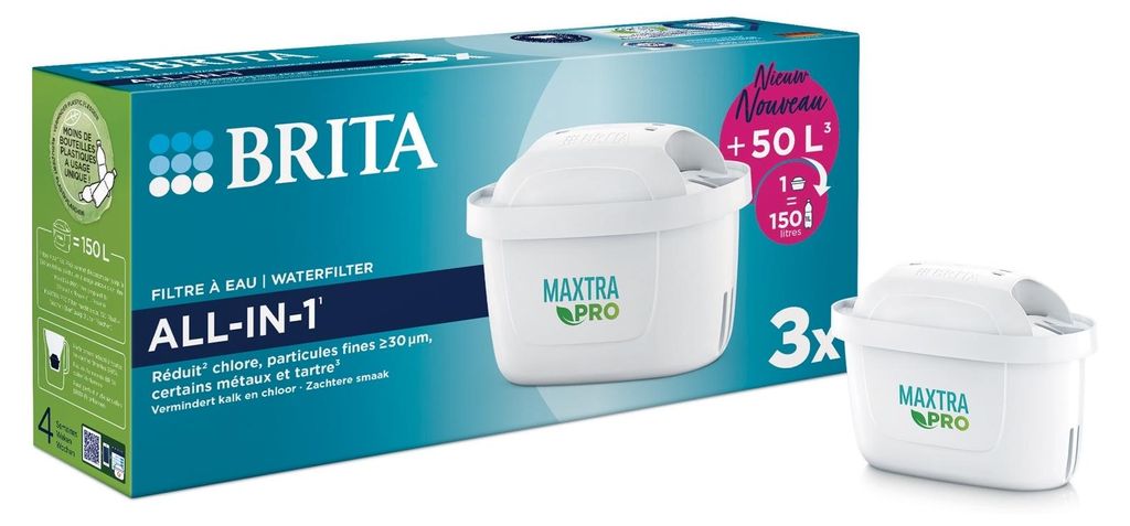 BRITA - Maxtra Pro All-in-1 - Filterpatronen - Pack 3st. - Produktbild 