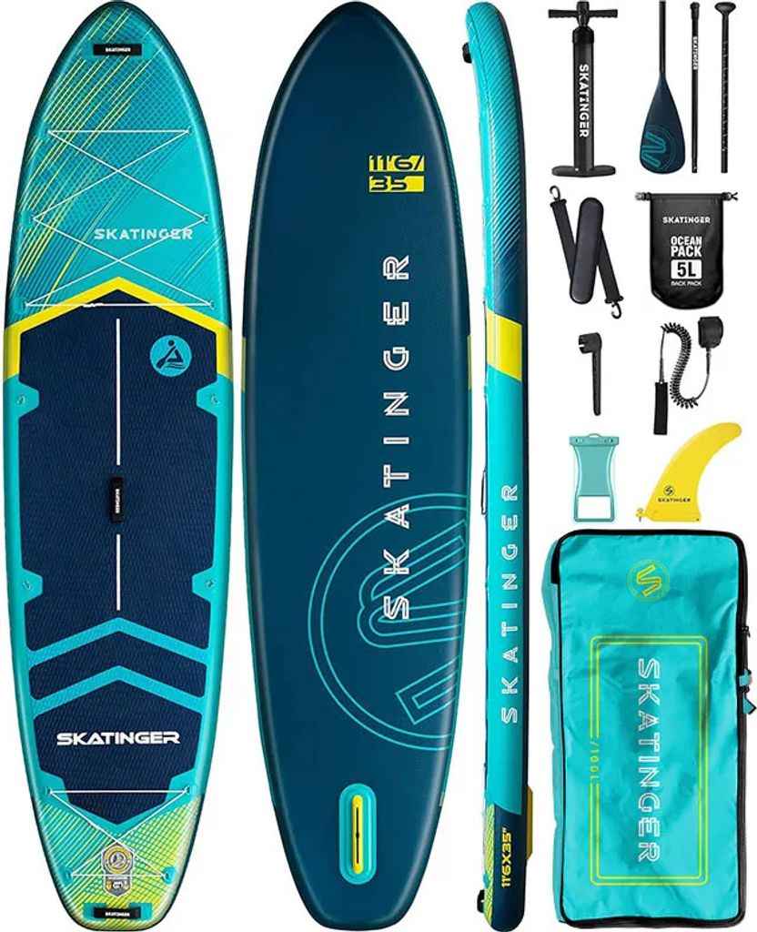 Skatinger SUP SKATINGER Prana Meteor Blue 350x89x15 cm Obrázek produktu 