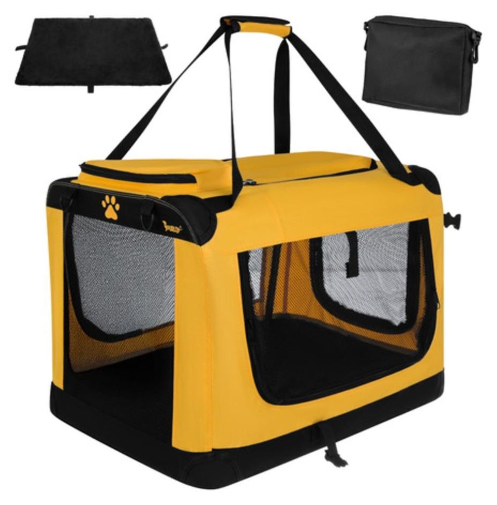 Zusammenklappbare Transportbox für Hunde und Katzen, 60 × 42 × 44 cm