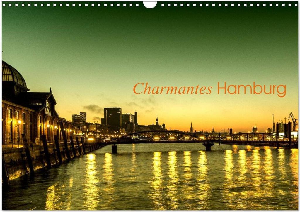Charmantes Hamburg (Wandkalender 2026 DIN A3 quer), CALVENDO Monatskalender