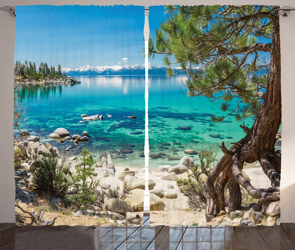 Tenda Arredo Abakuhaus Tahoe Snowy Berg 280x225cm Elegante Soggiorno