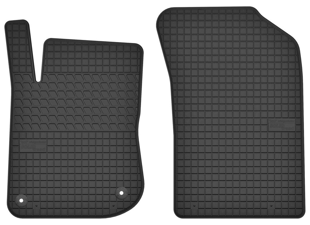 Tapis avant en caoutchouc pour Peugeot 208 I 2012-2019 (à Image du produit 