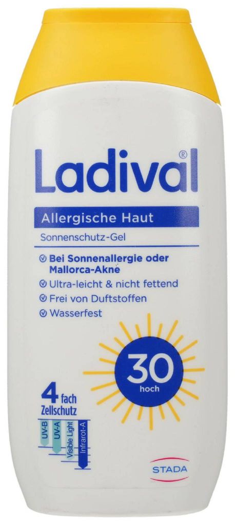 LADIVAL allergische Haut Sonnenschutz-Gel LSF 30 200ml PZN 19362674