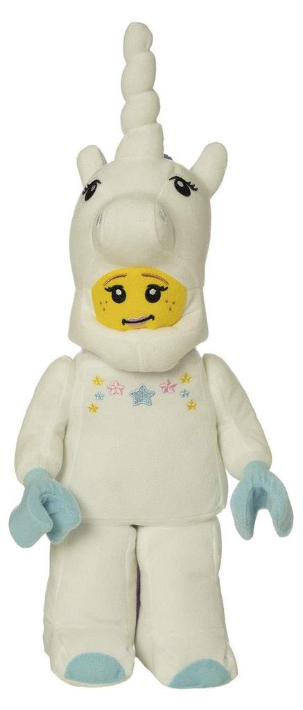 Manhattan Toy 335500 Eenhoornmeisje, Lego Iconic, pluche Productafbeelding 