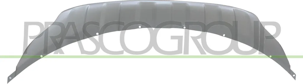 Lèvre de spoiler PRASCO VV5161801 robuste en ABS pour Volvo S60/V60