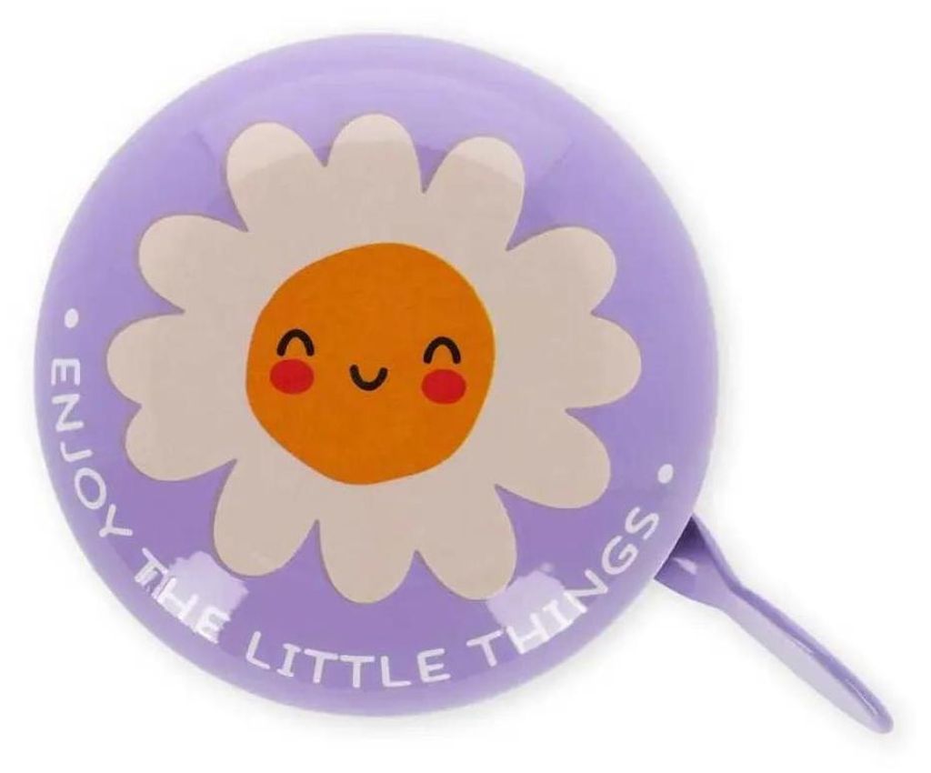 Legami, timbre para bicicleta "Daisy", color lila. Talla Imagen del producto 