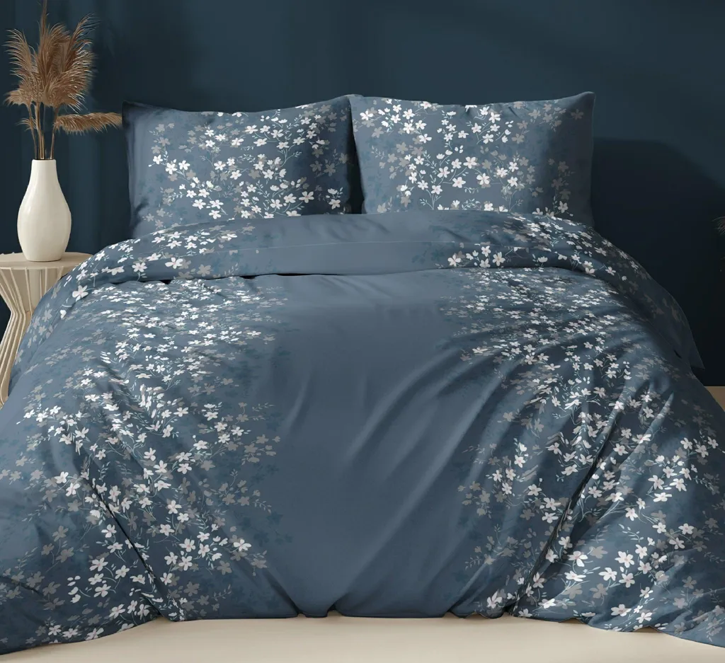 Fini la couette qui glisse avec ce linge de lit satin zippé 160x200