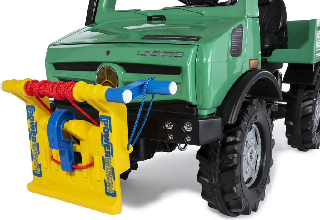 Jouet à pédales Mercedes Unimog résistant pour terrains difficiles - 9