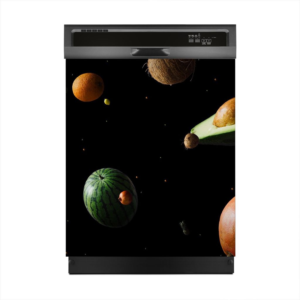Aufkleber sticker 60x70 cm Dekorative folie Spülmaschine - Frucht des Planeten