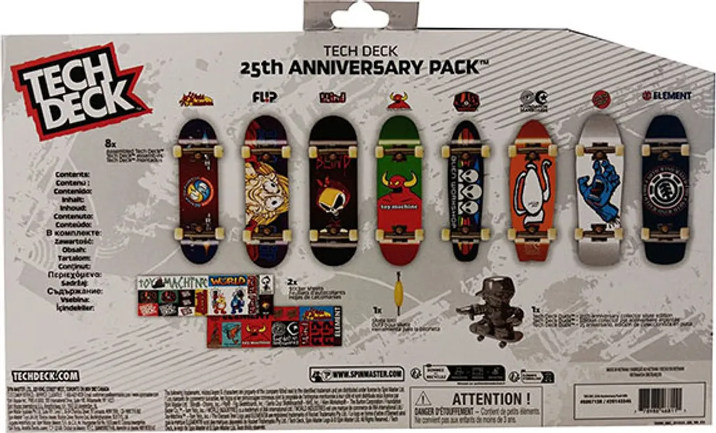 Tech Deck Kit de 8 Skates avec Graphismes Authentiques SPIN 6067138 - 9