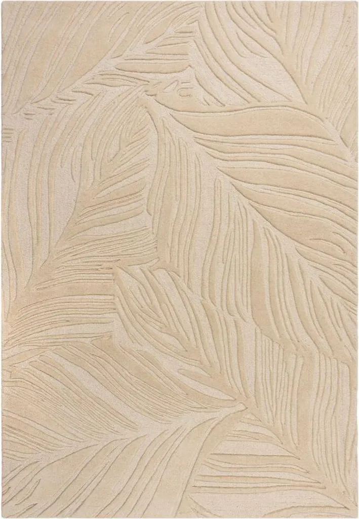 Tapis anti-poussière naturel 120x170 cm - Solace Lino Leaf robuste