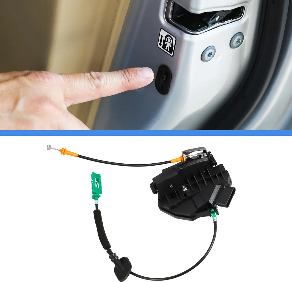 Moteur de Centralisation de Porte Arrière Gauche Noir pour Auto Ford